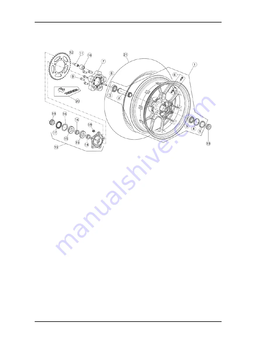 APRILIA MSS Mana GT ABS Service Station Manual Download Page 308