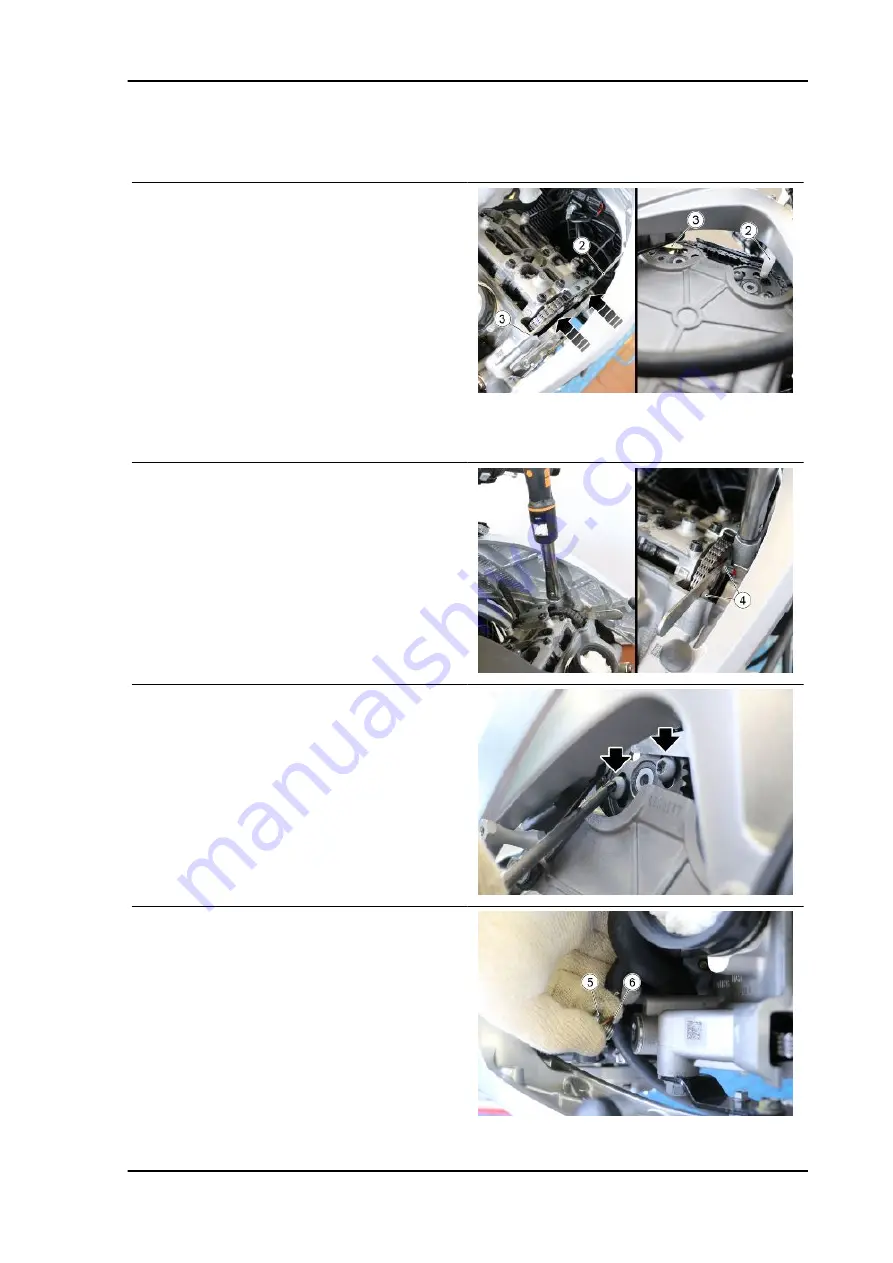 APRILIA RS 660 Service Station Manual Download Page 69