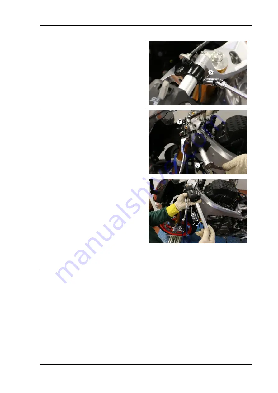 APRILIA RS 660 Service Station Manual Download Page 239