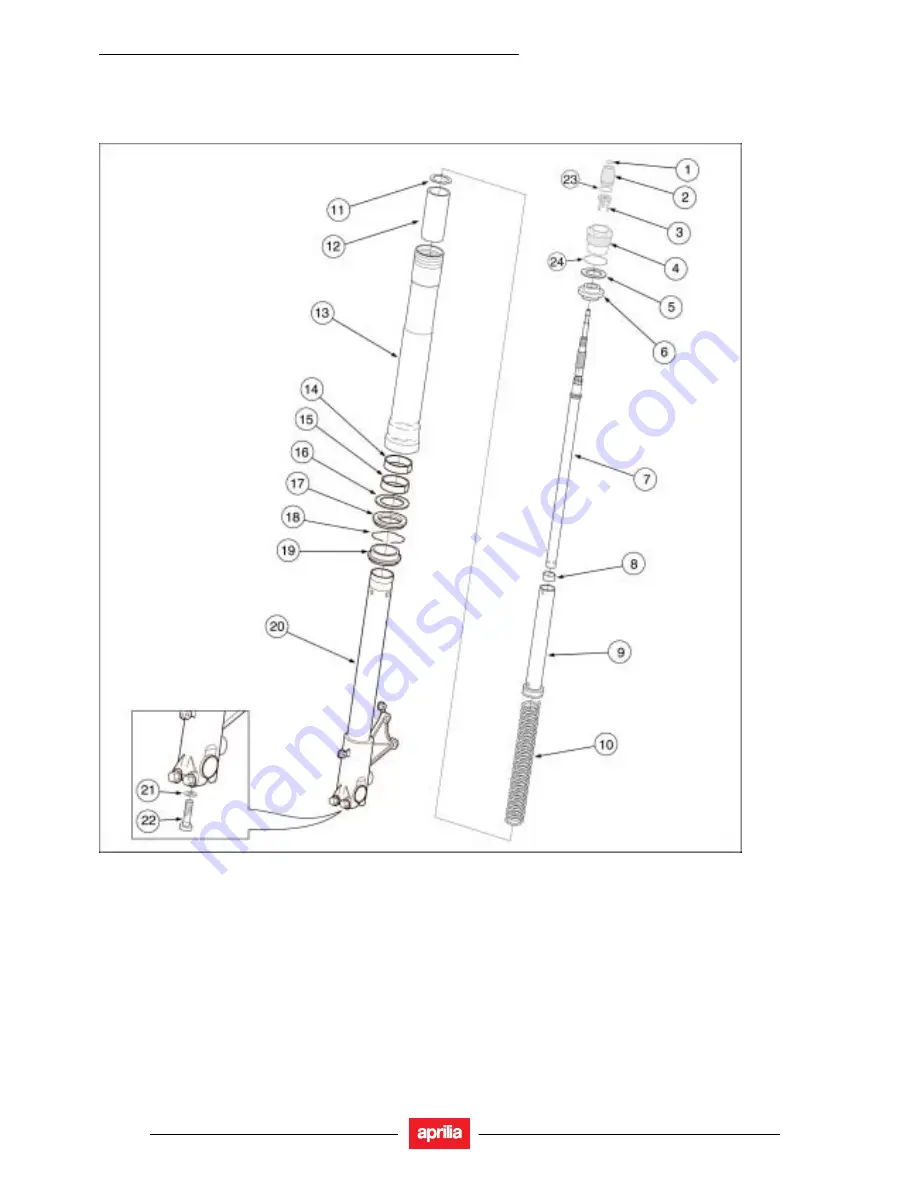 APRILIA RSV 1000 R Workshop Manual Download Page 167