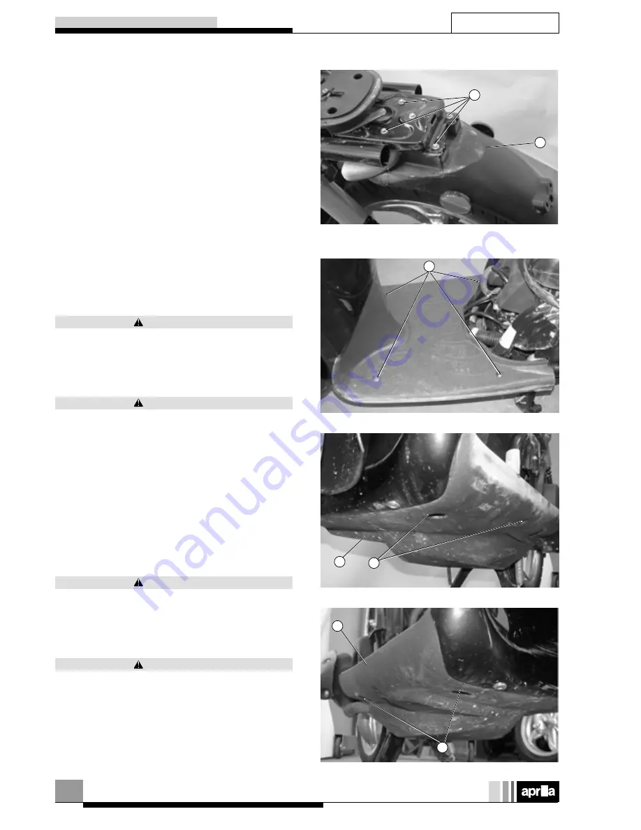 APRILIA SCARABEO 50 I.E-100 4T - 2001 Workshop Manual Download Page 25