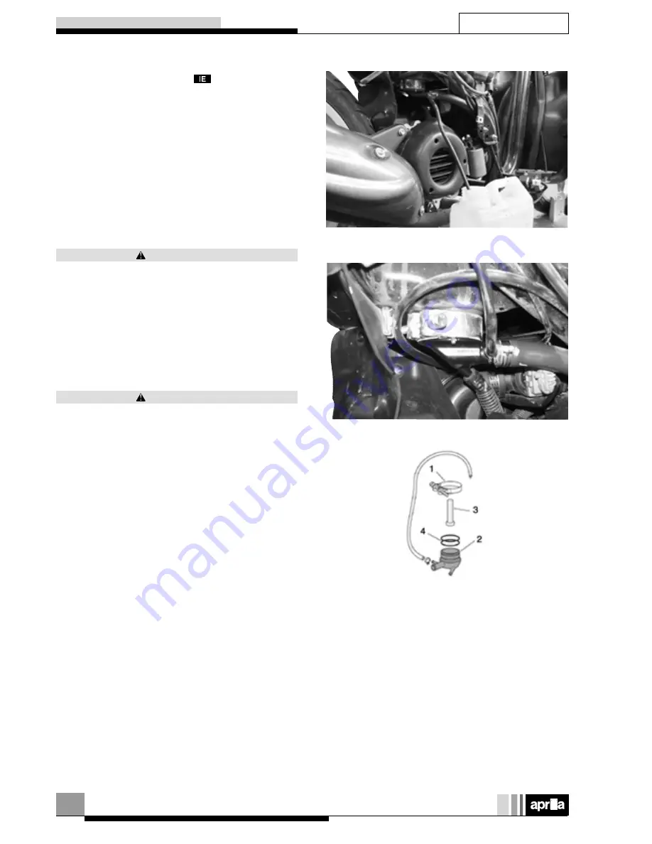 APRILIA SCARABEO 50 I.E-100 4T - 2001 Workshop Manual Download Page 33