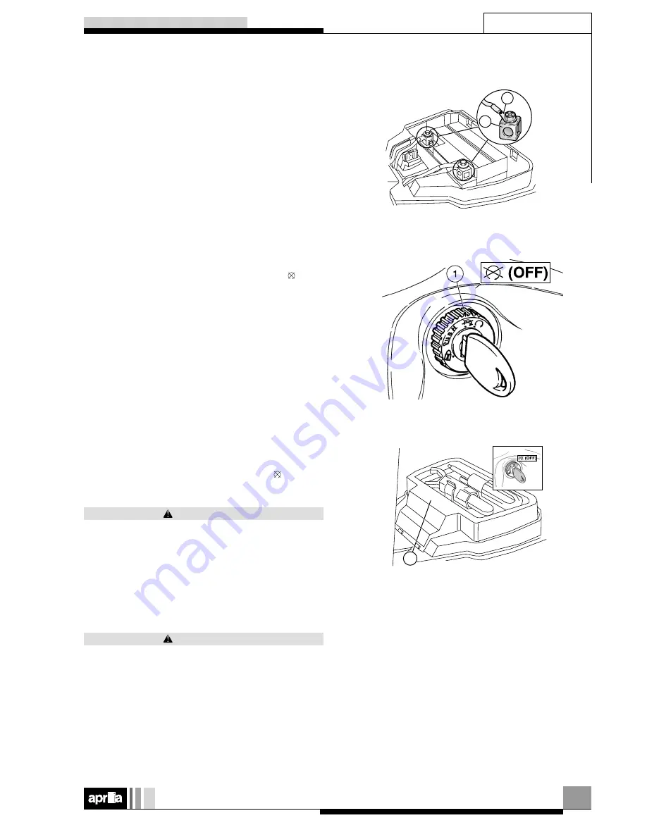 APRILIA SCARABEO 50 I.E-100 4T - 2001 Workshop Manual Download Page 76