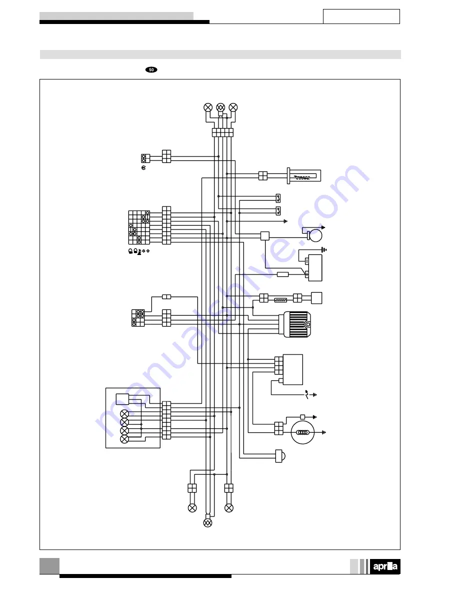 APRILIA SCARABEO 50 I.E-100 4T - 2001 Workshop Manual Download Page 99