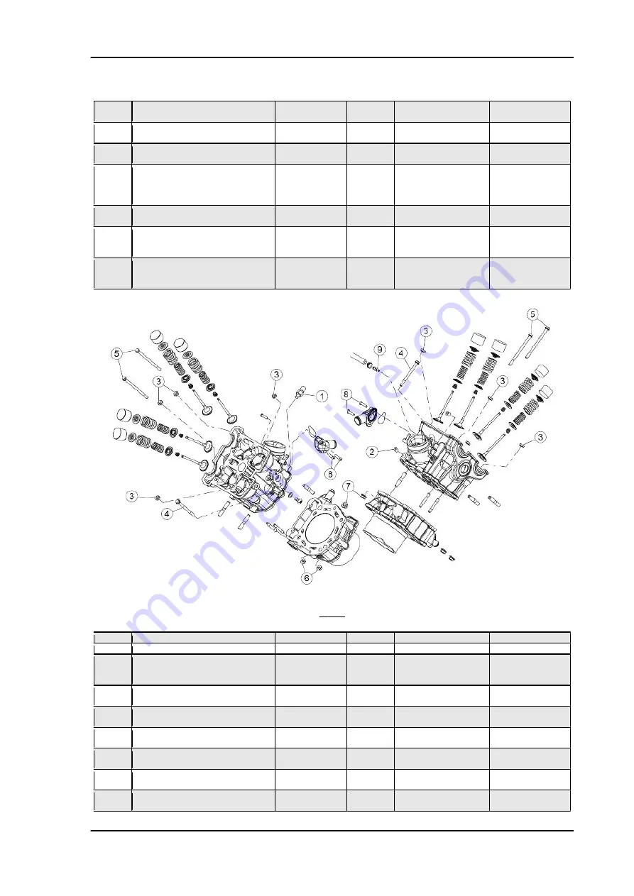 APRILIA SHIVER 900 Service Station Manual Download Page 43