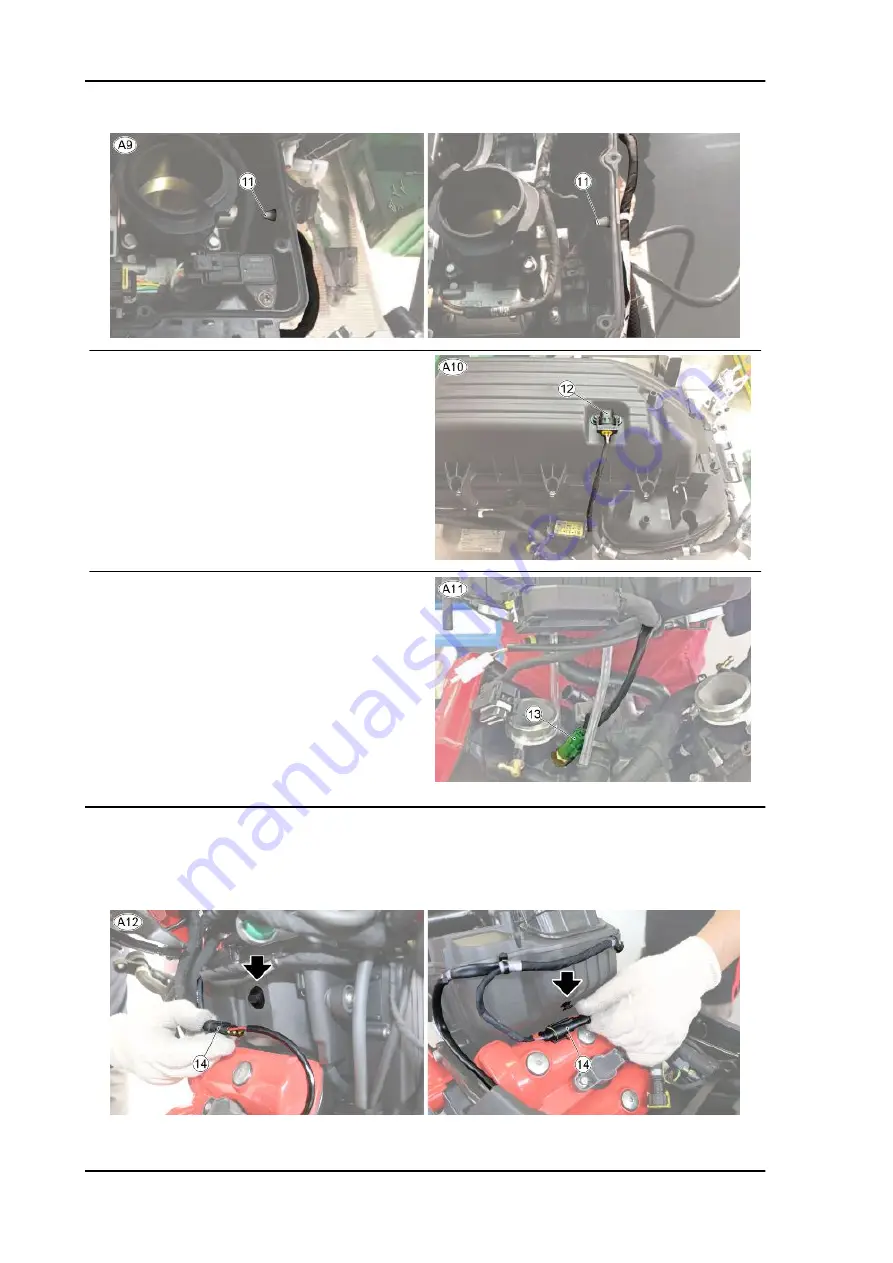 APRILIA SHIVER 900 Service Station Manual Download Page 108