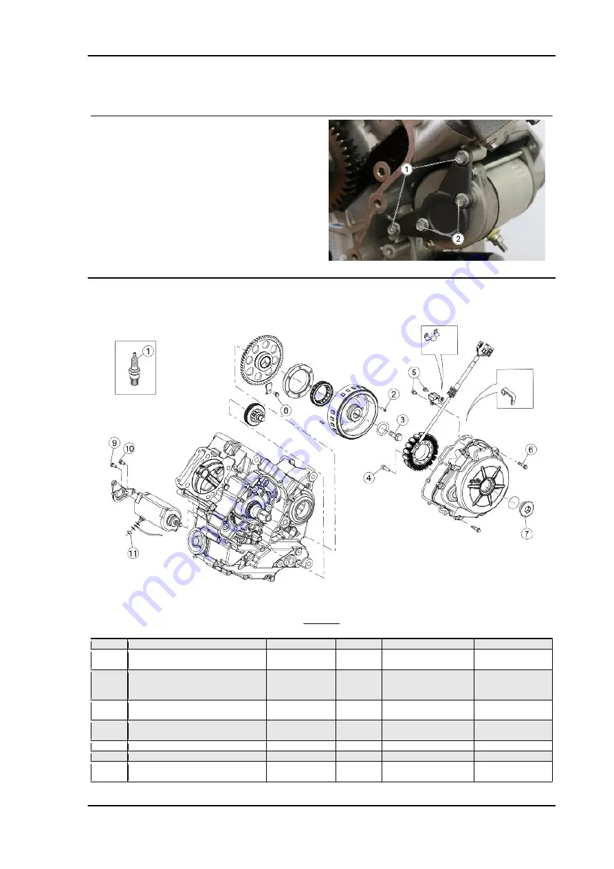 APRILIA SHIVER 900 Service Station Manual Download Page 215