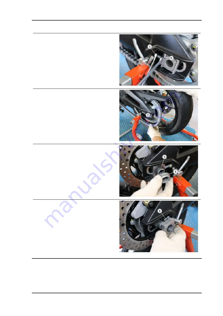 APRILIA SHIVER 900 Service Station Manual Download Page 325