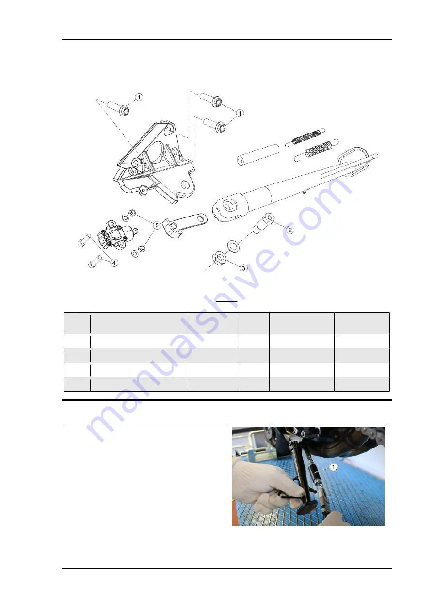 APRILIA SHIVER 900 Service Station Manual Download Page 347