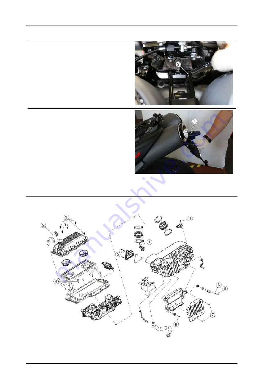 APRILIA SHIVER 900 Service Station Manual Download Page 406