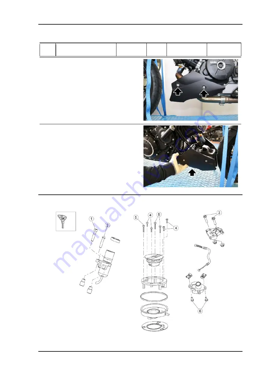 APRILIA SHIVER 900 Service Station Manual Download Page 419