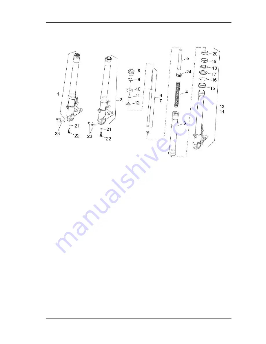 APRILIA SL 750 SHIVER Service Station Manual Download Page 237