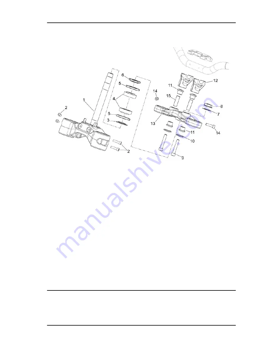 APRILIA SL 750 SHIVER Service Station Manual Download Page 249