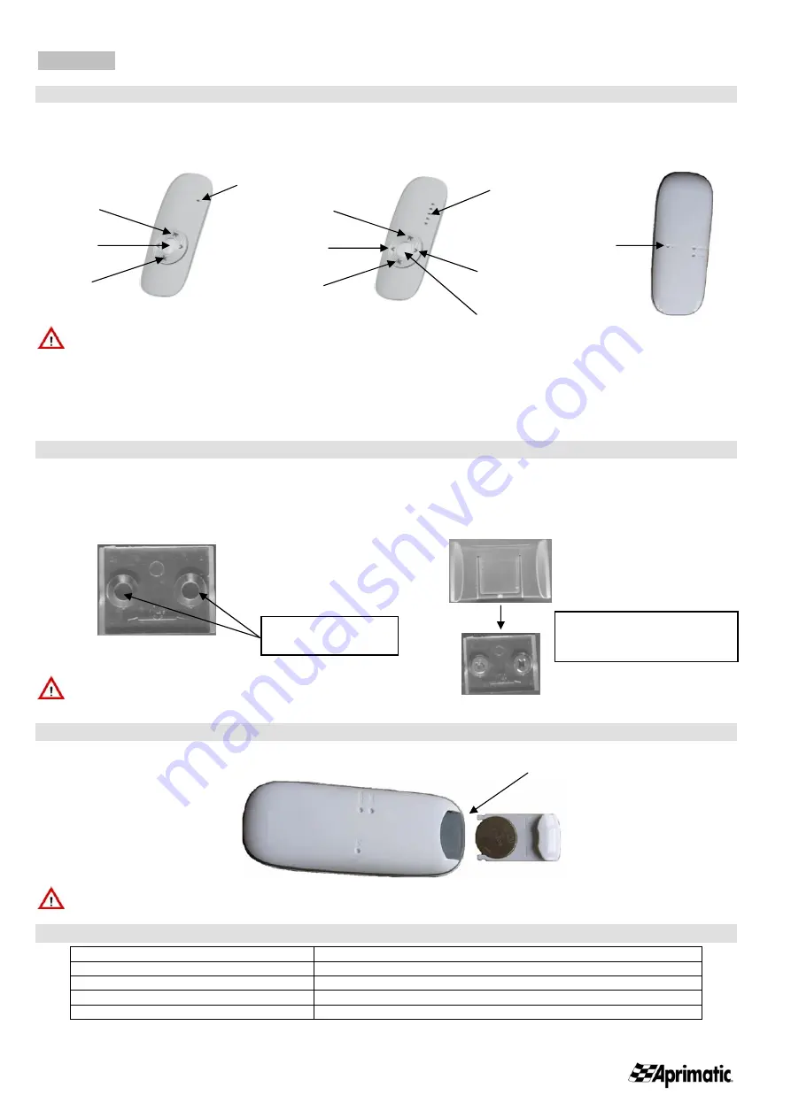 Aprimatic 43901/001 Скачать руководство пользователя страница 6