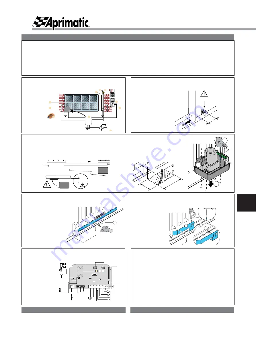 Aprimatic Onda 424 Installation Instruction Download Page 41