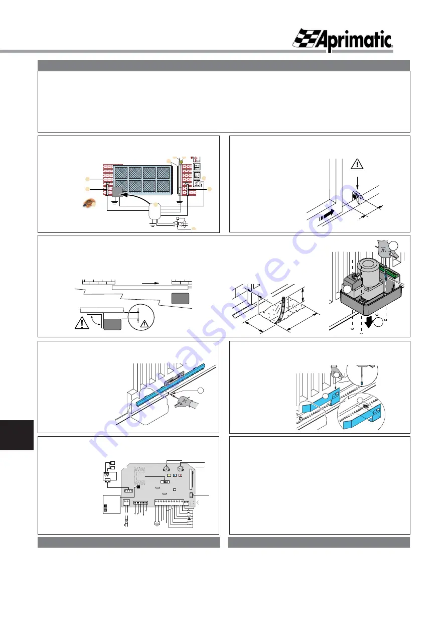 Aprimatic Onda 424 Installation Instruction Download Page 54