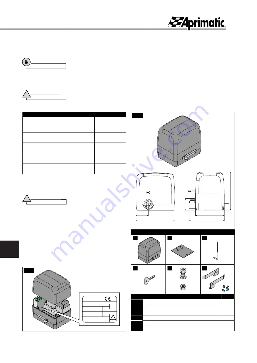 Aprimatic Onda 424 Installation Instruction Download Page 56