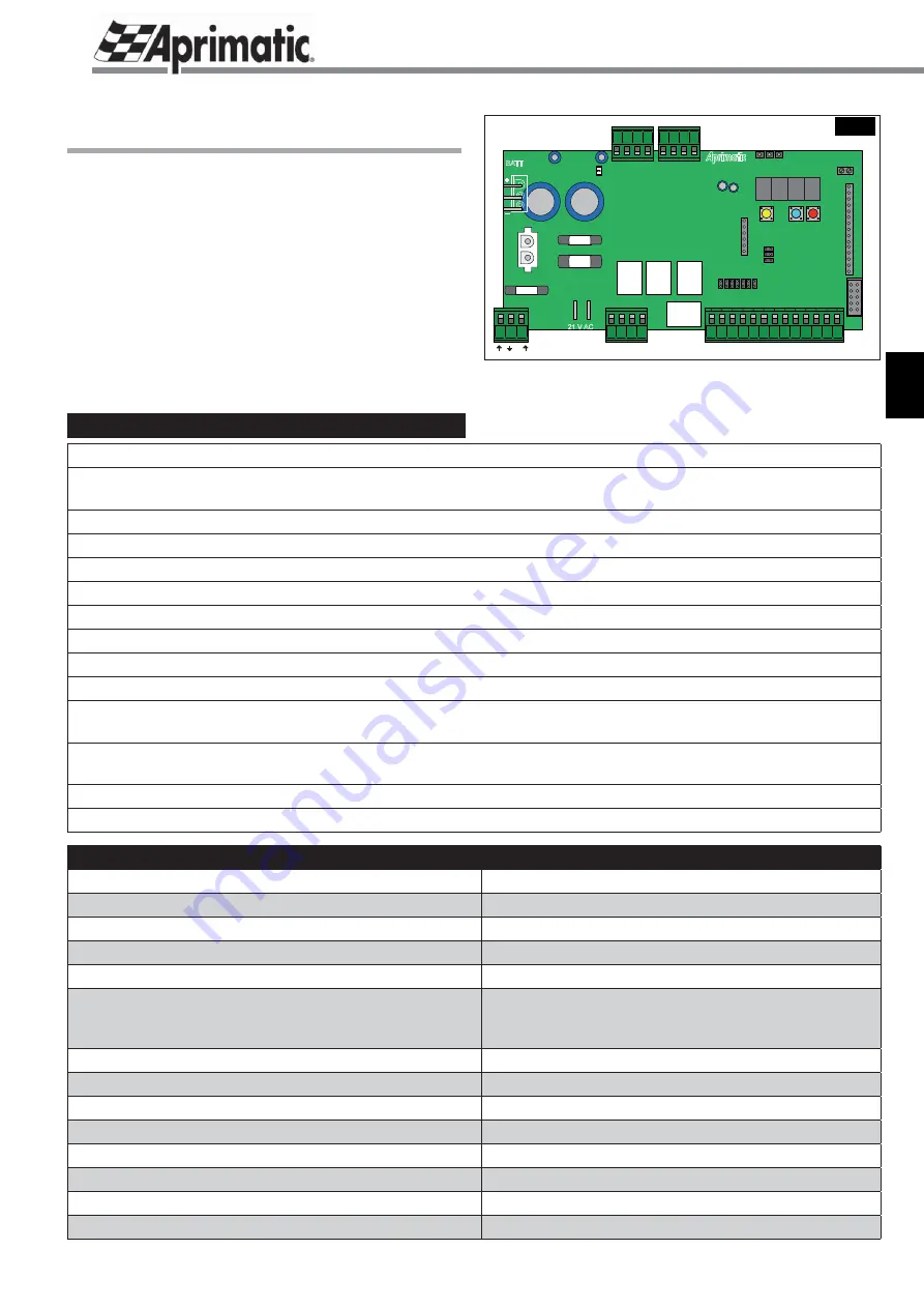 Aprimatic R1-24 Installation, Use And Maintenance Instructions Download Page 21