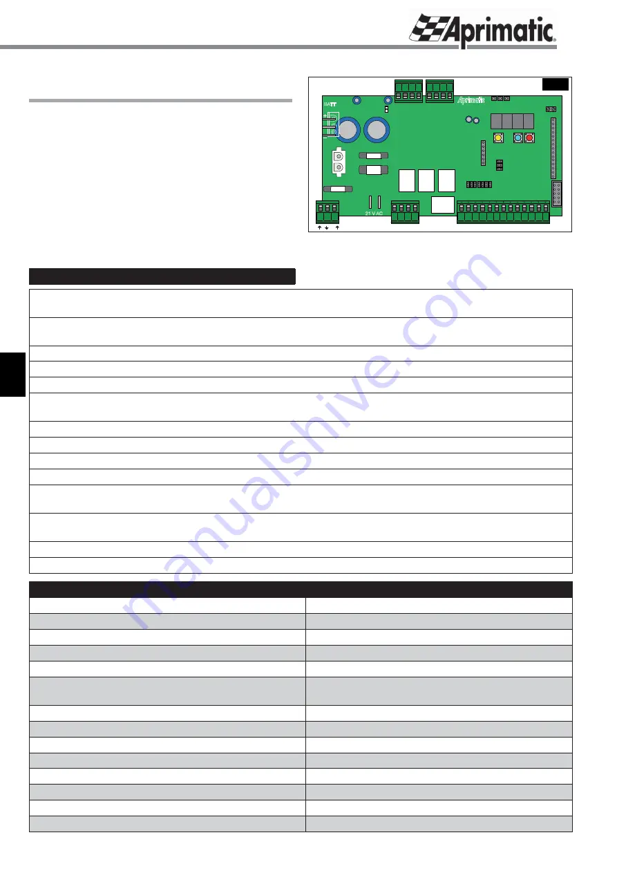 Aprimatic R1-24 Installation, Use And Maintenance Instructions Download Page 38