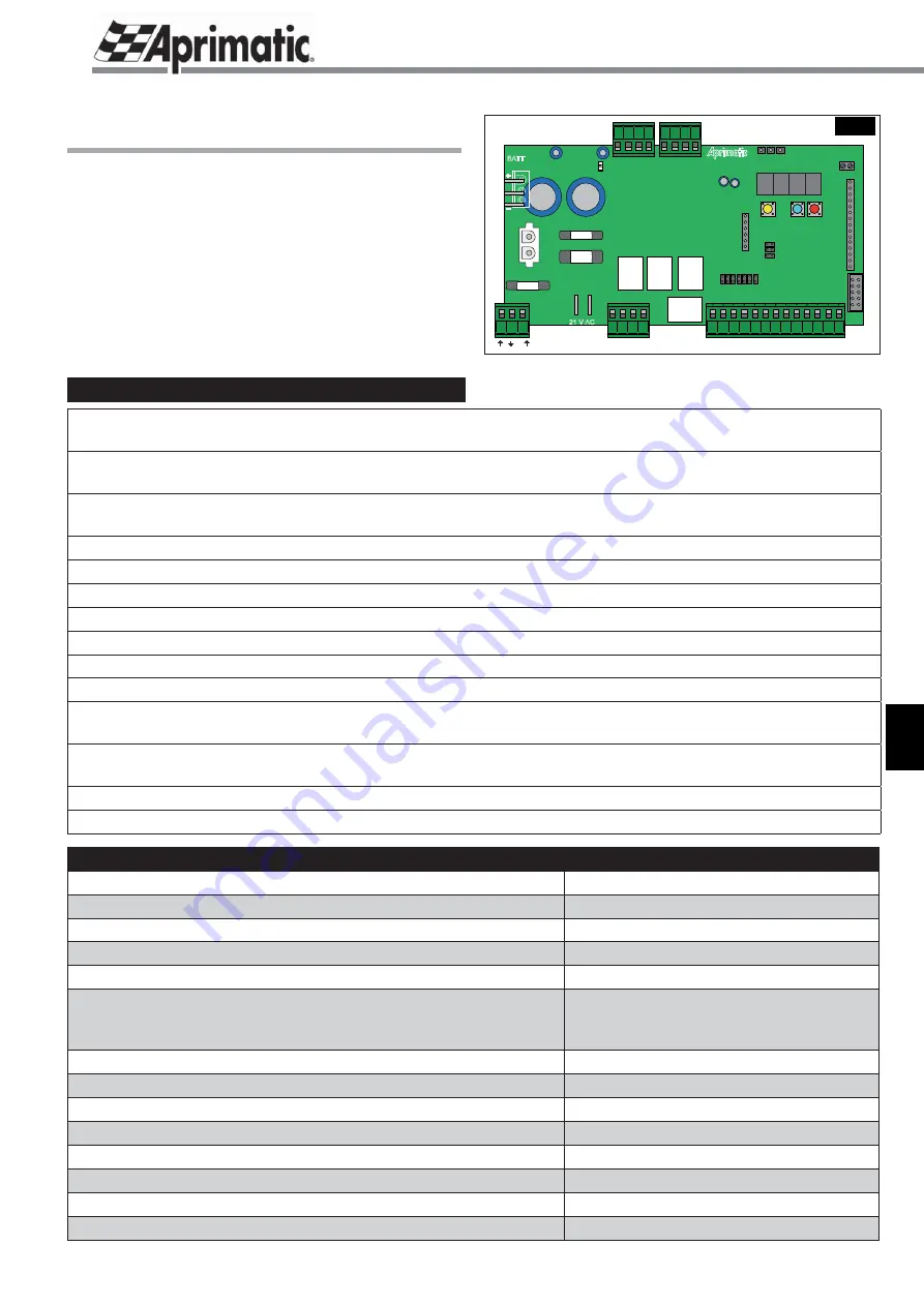 Aprimatic R1-24 Installation, Use And Maintenance Instructions Download Page 55