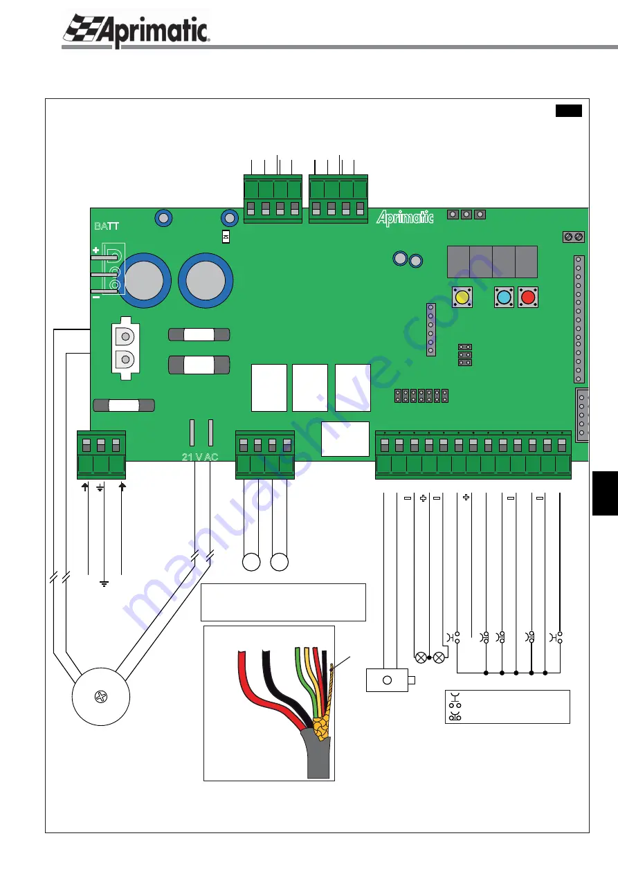 Aprimatic R1-24 Installation, Use And Maintenance Instructions Download Page 57