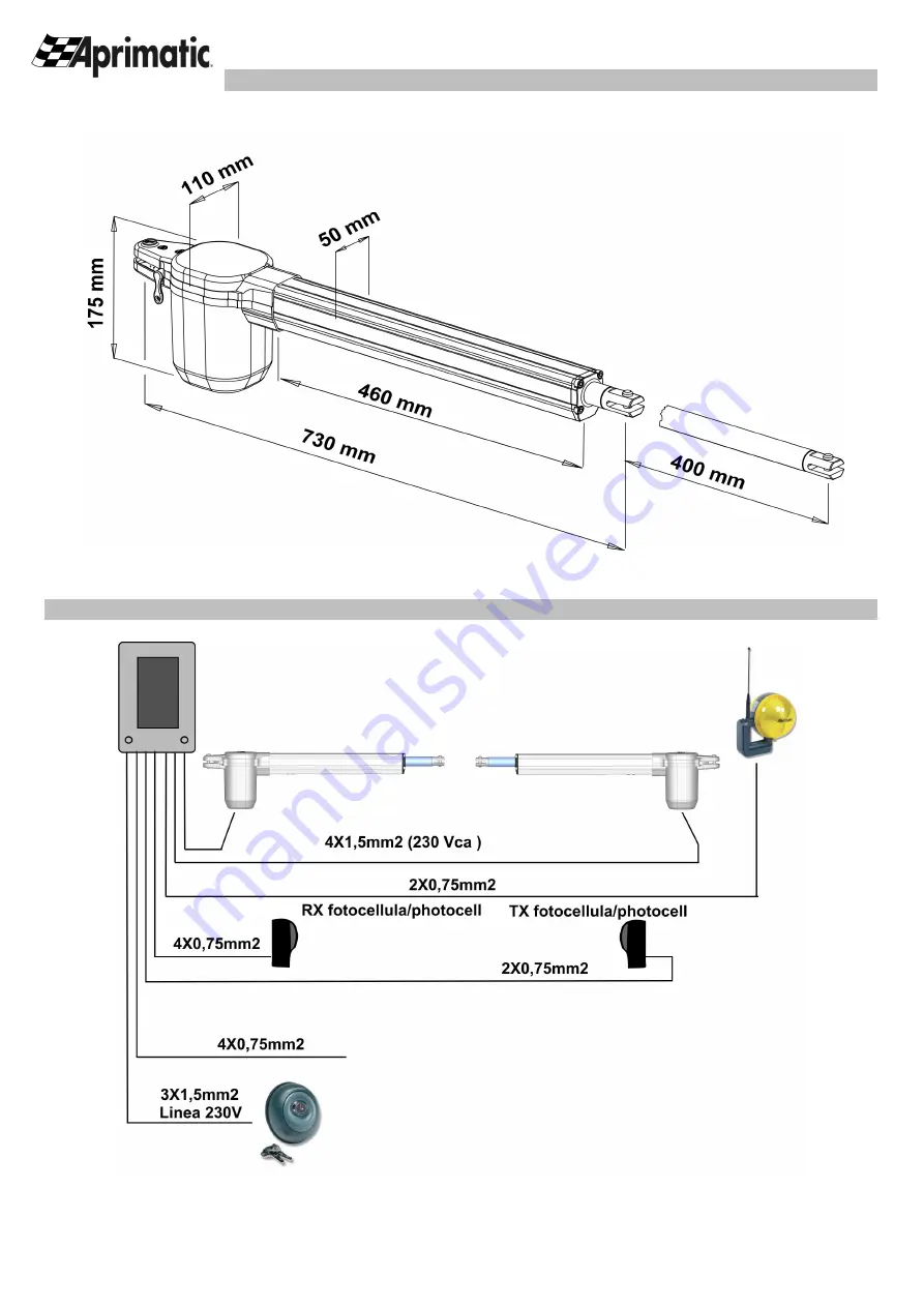 Aprimatic R223 Mechanical Installation, Use And Maintenance Instructions Download Page 5