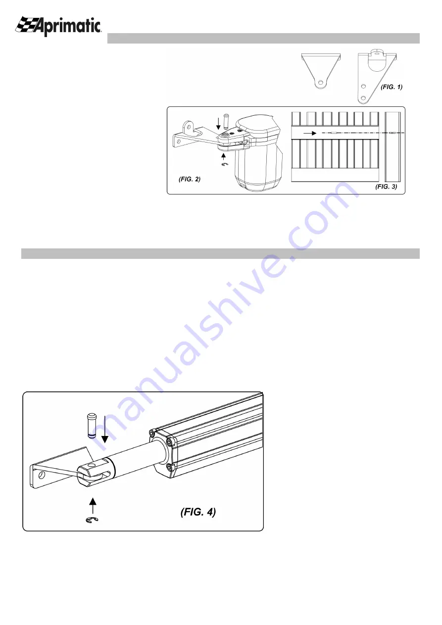 Aprimatic R223 Mechanical Installation, Use And Maintenance Instructions Download Page 7