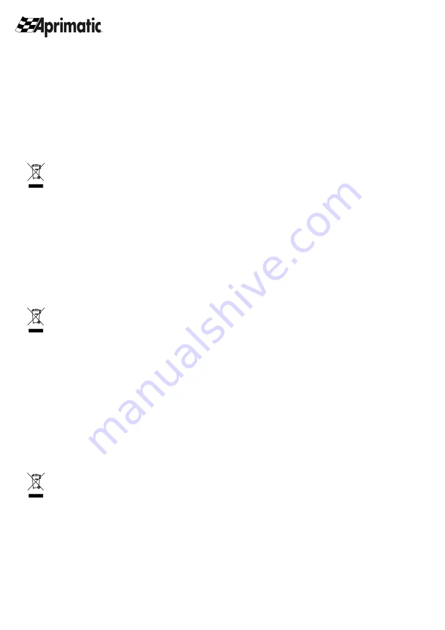 Aprimatic R223 Mechanical Installation, Use And Maintenance Instructions Download Page 26