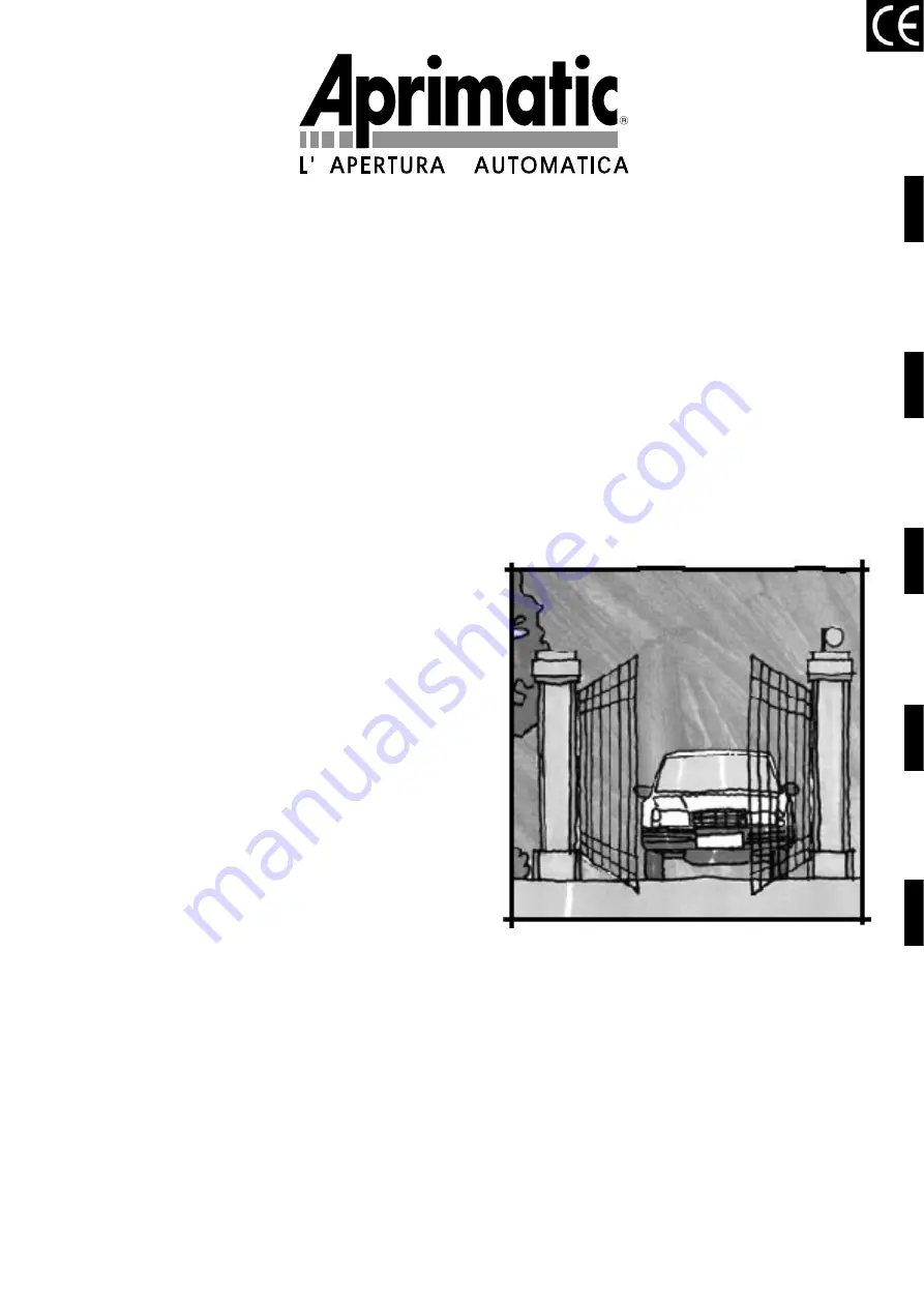 Aprimatic ZT42 (B-SR) Installation Instructions Manual Download Page 1