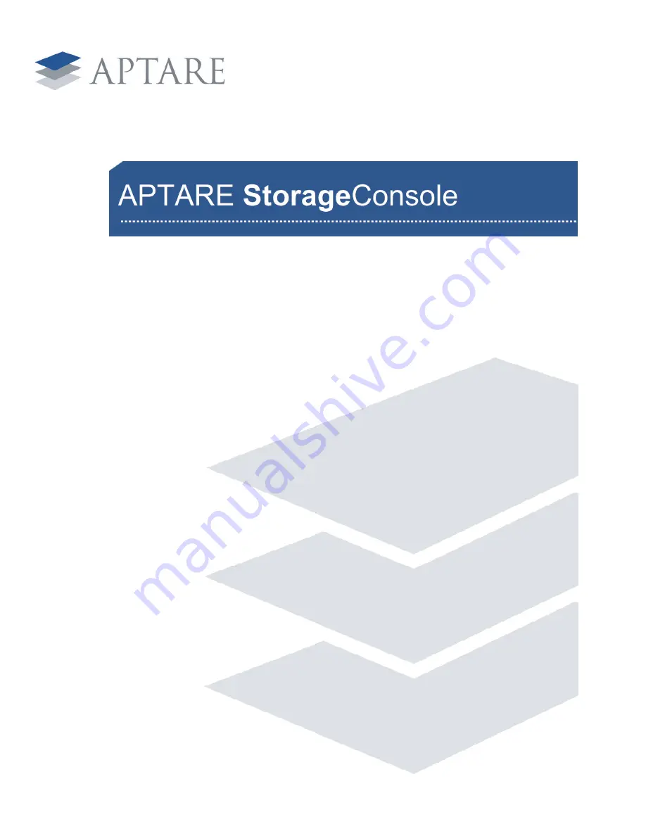 APTARE APTARE 6.5 Installation Manual Download Page 1