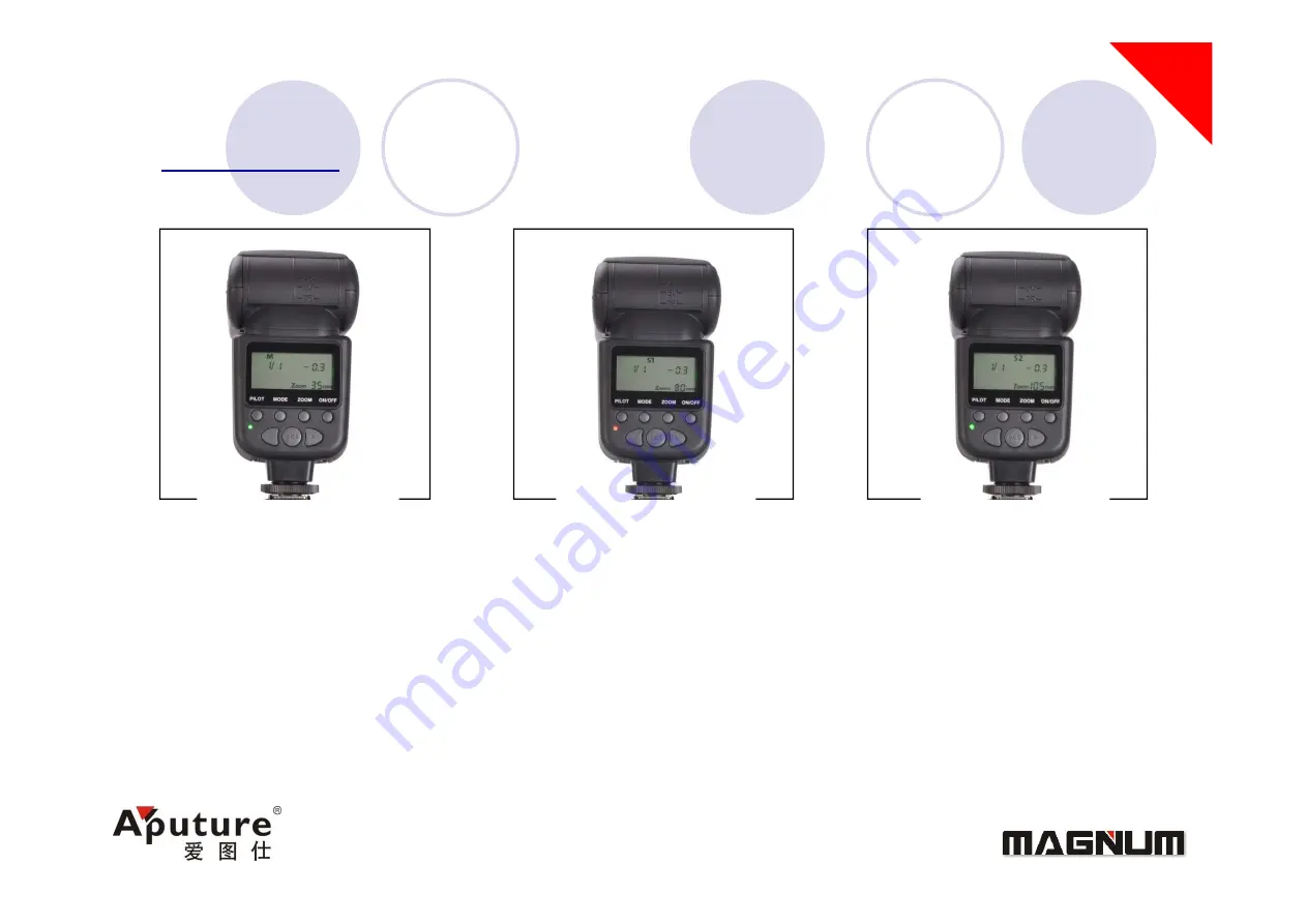 Aputure MAGNUM SPEEDLITE MG-68TL Manual Download Page 8