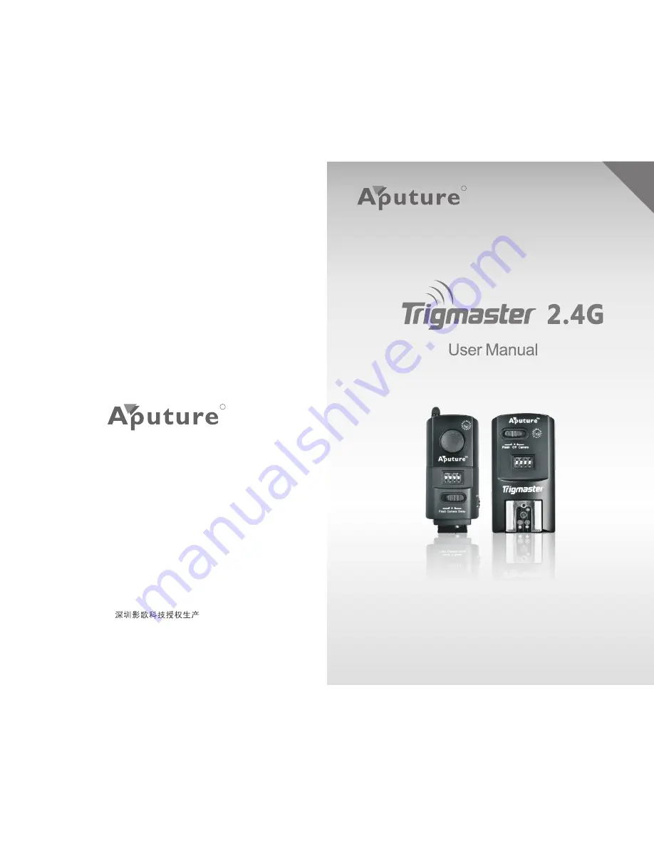 Aputure Trigmaster 2.4G Скачать руководство пользователя страница 1