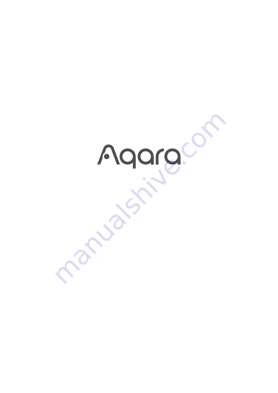 Aqara Camera Hub G2H User Manual Download Page 1