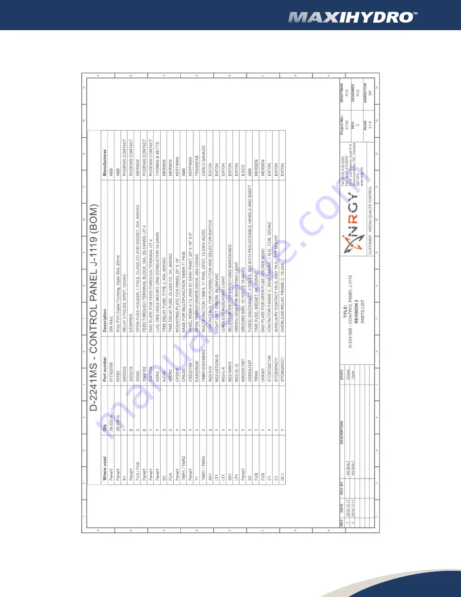 AQC MAXIHYDRO MS Owner'S Manual Download Page 11