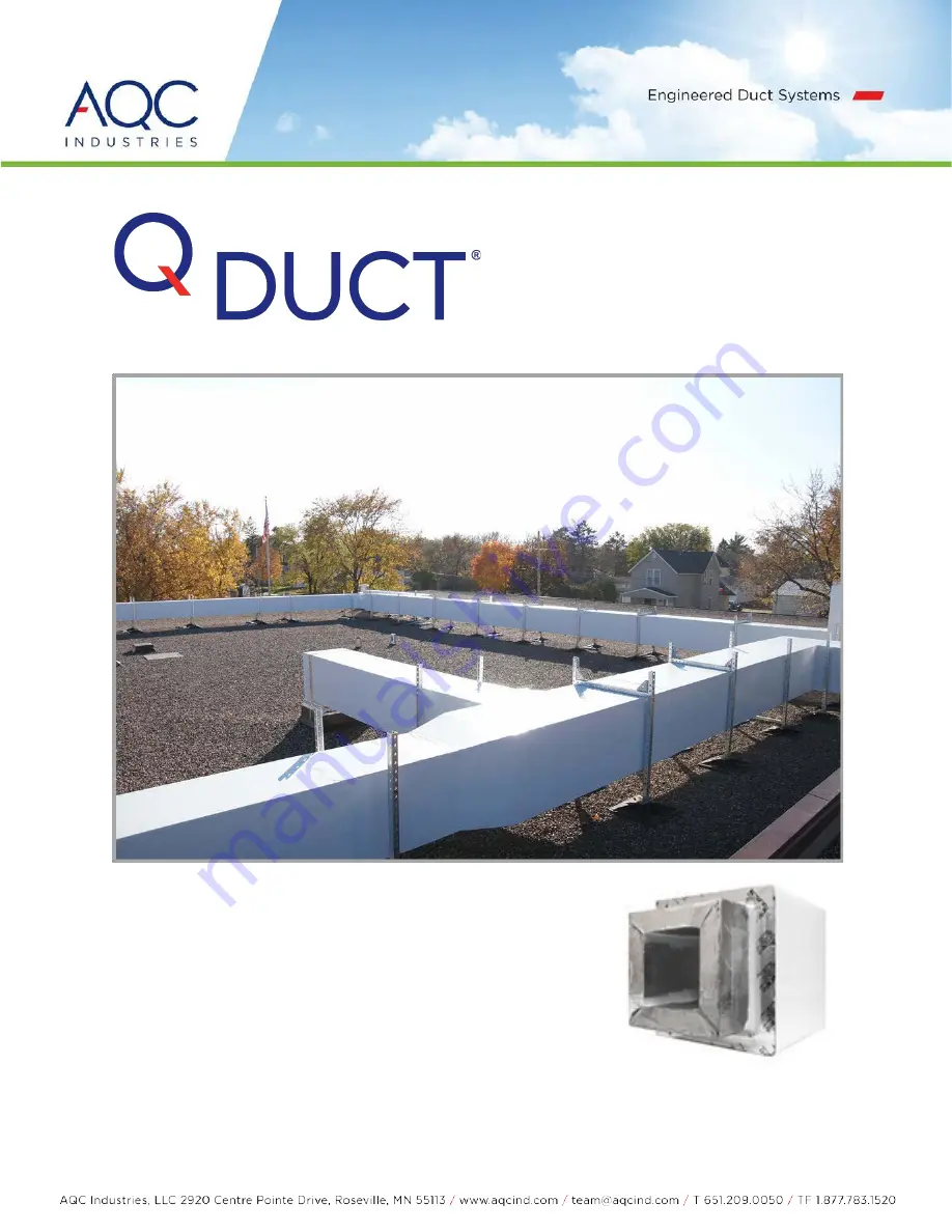 AQC QDuct Installation Instructions Manual Download Page 1