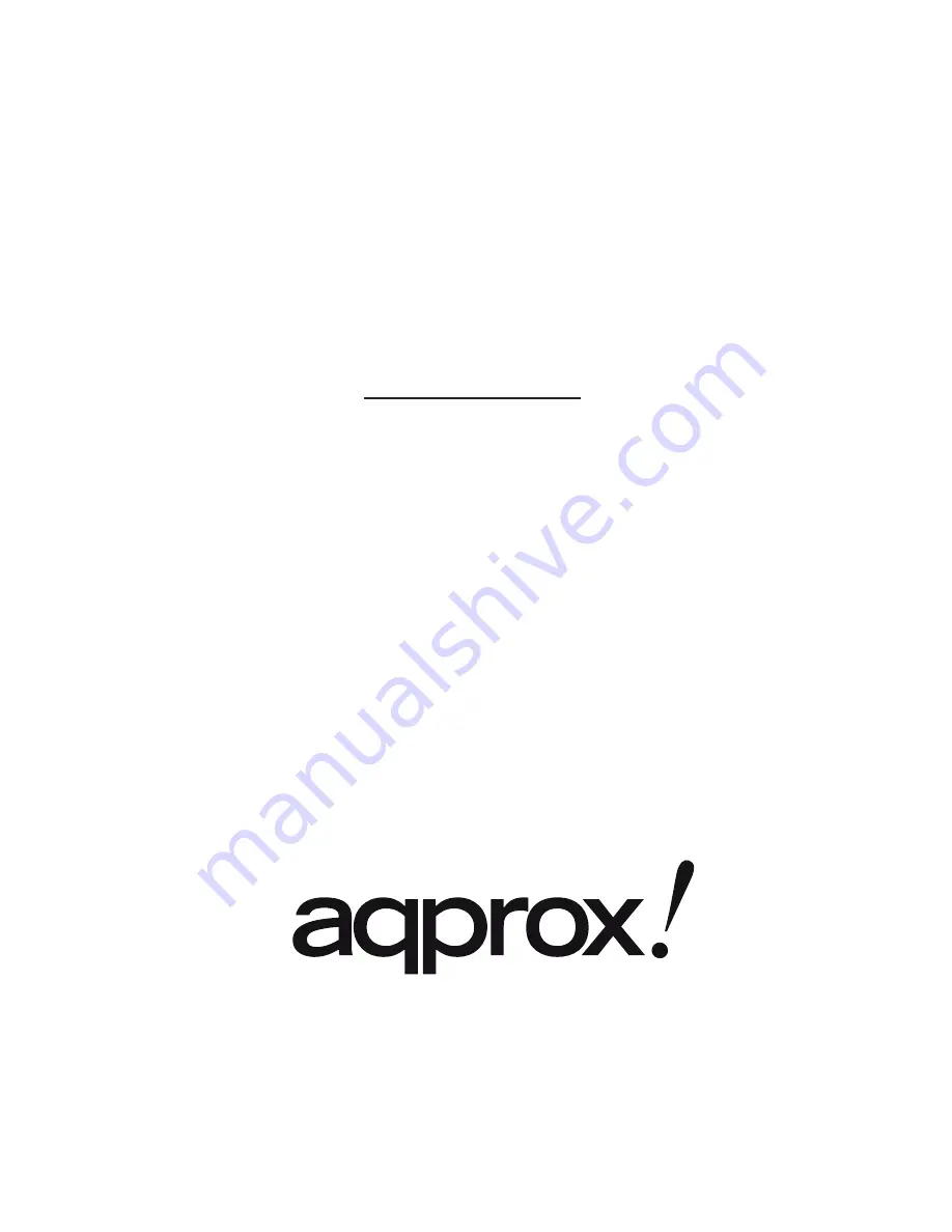 aqprox! appHDD02V2 User Manual Download Page 14