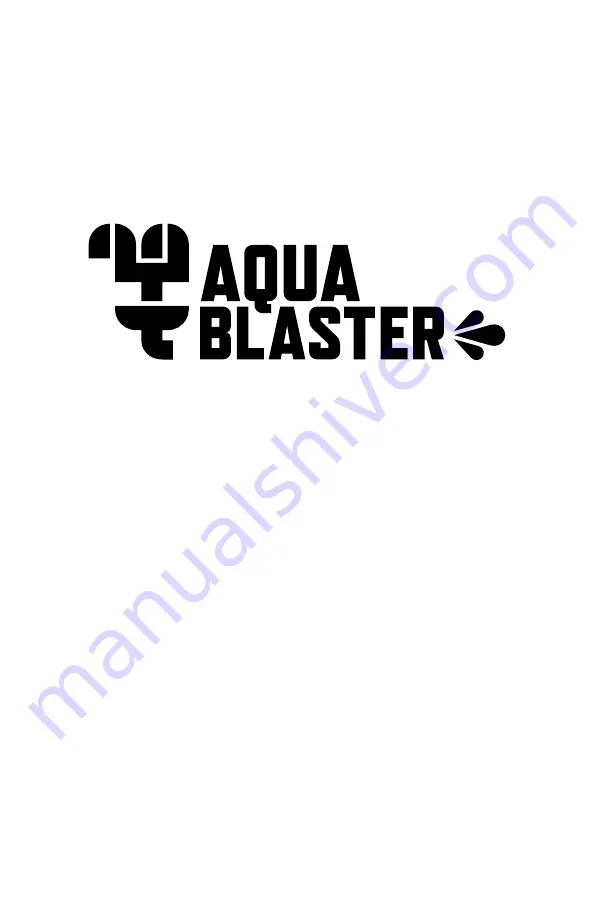 Aqua Blaster FE100 Manual Download Page 1