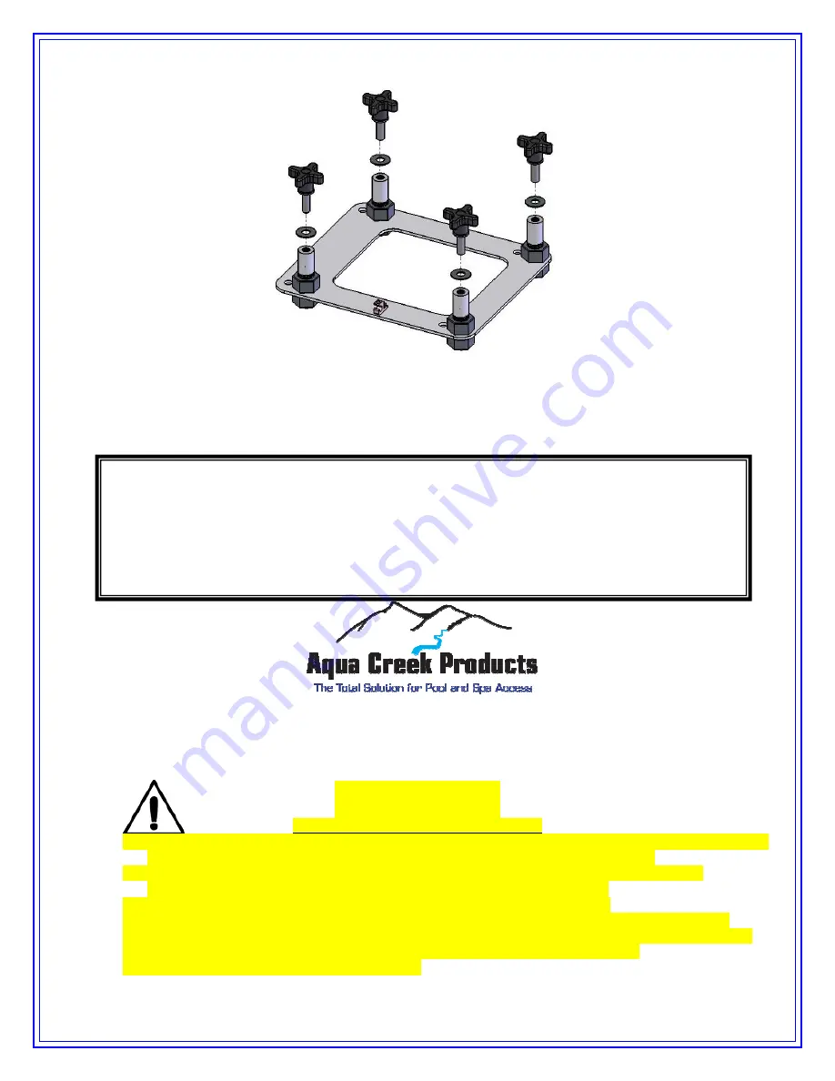 Aqua Creek Products PRO POOL-AT F-046QAB-AT Installation And Operating Instructions Manual Download Page 1