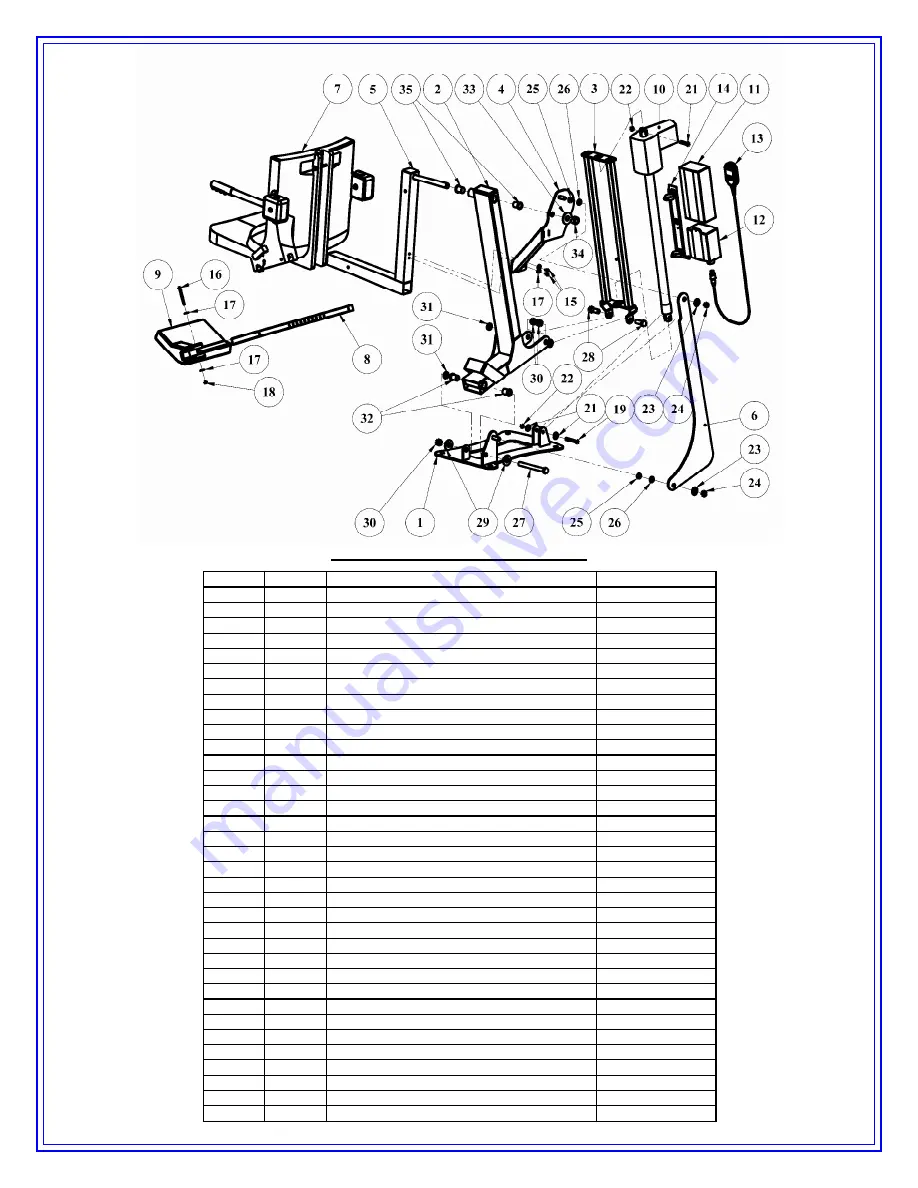 Aqua Creek PATRIOT PORTABLE LIFT Installation And Operating Instructions Manual Download Page 14