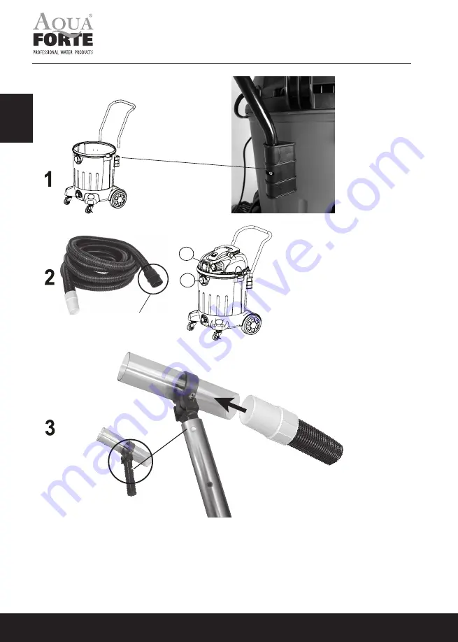 AQUA FORTE Vacuum Cleaner XL User Manual Download Page 4