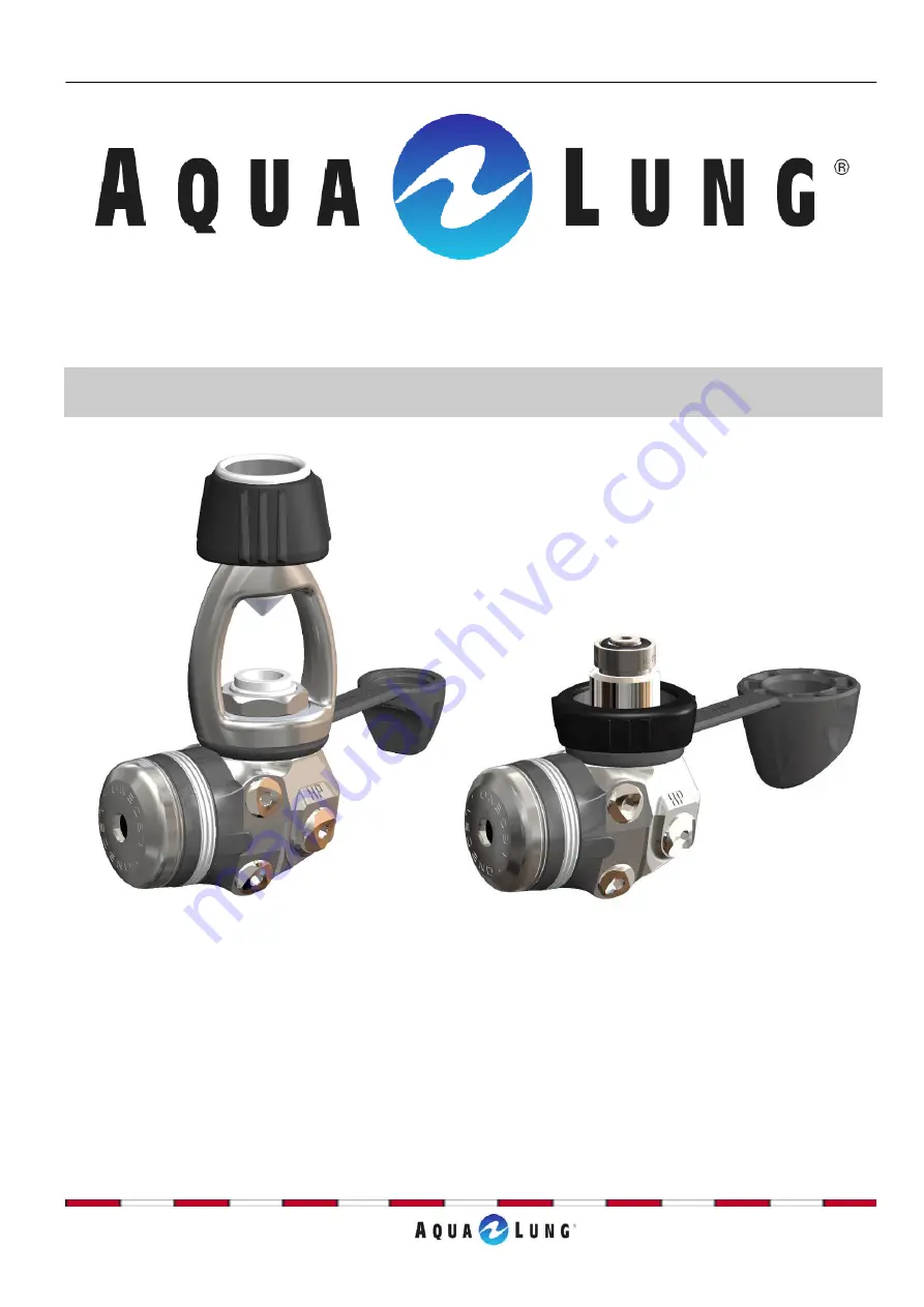 Aqua Lung FIRST STAGE Service Manual Download Page 1