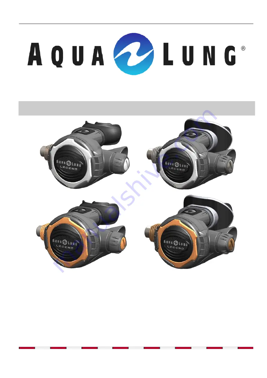 Aqua Lung LEGEND LUX Service Manual Download Page 1