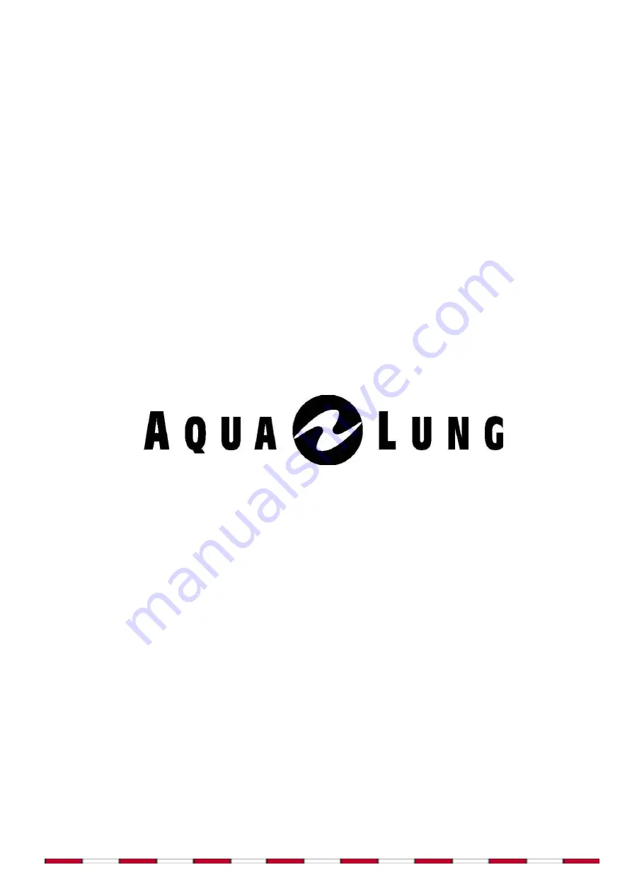 Aqua Lung LEGEND LUX Service Manual Download Page 27