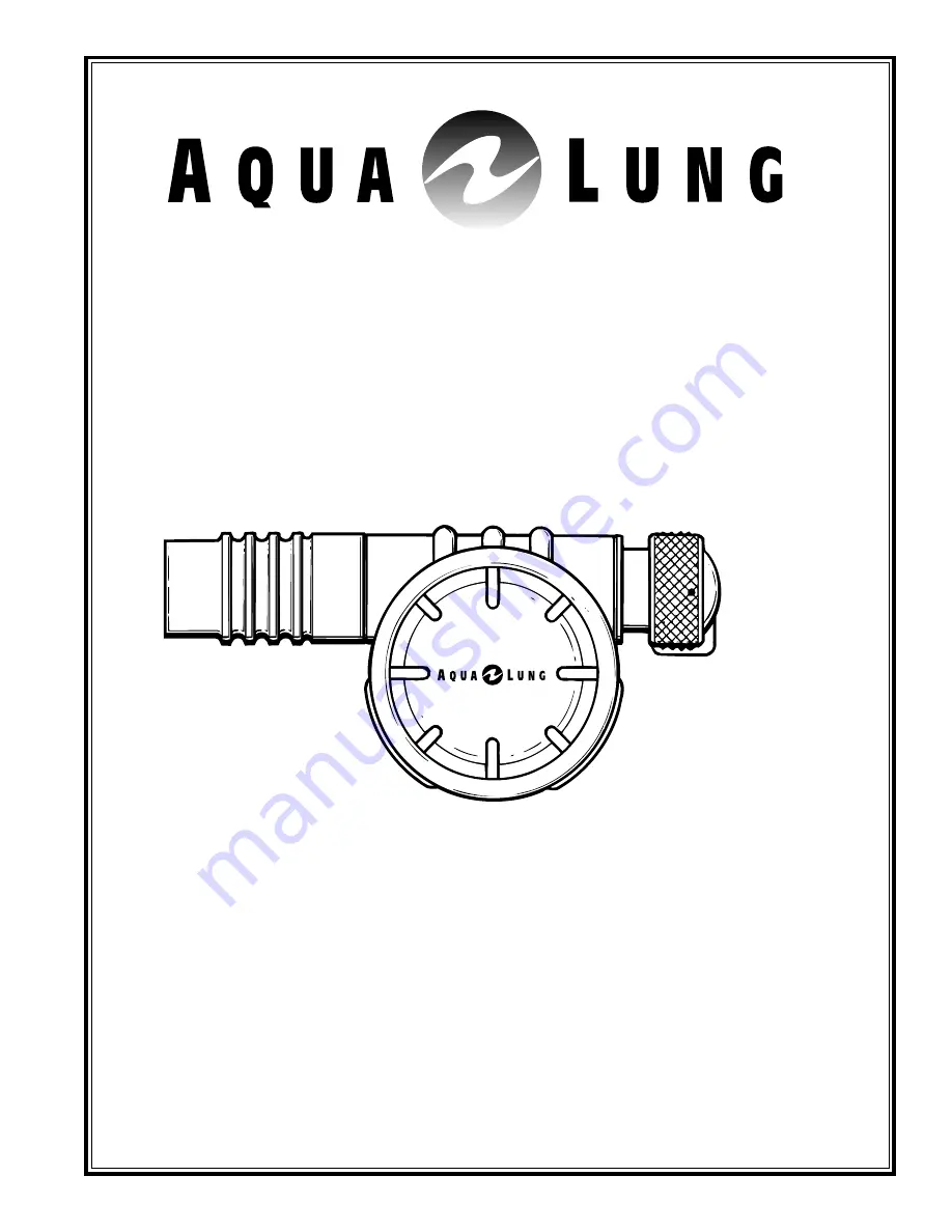 Aqua Lung Micra ADJ Service & Repair Manual Download Page 1