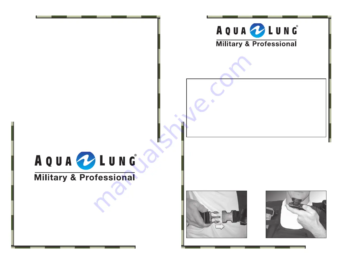 Aqua Lung RESCUE SWIMMER VEST User Manual Download Page 1