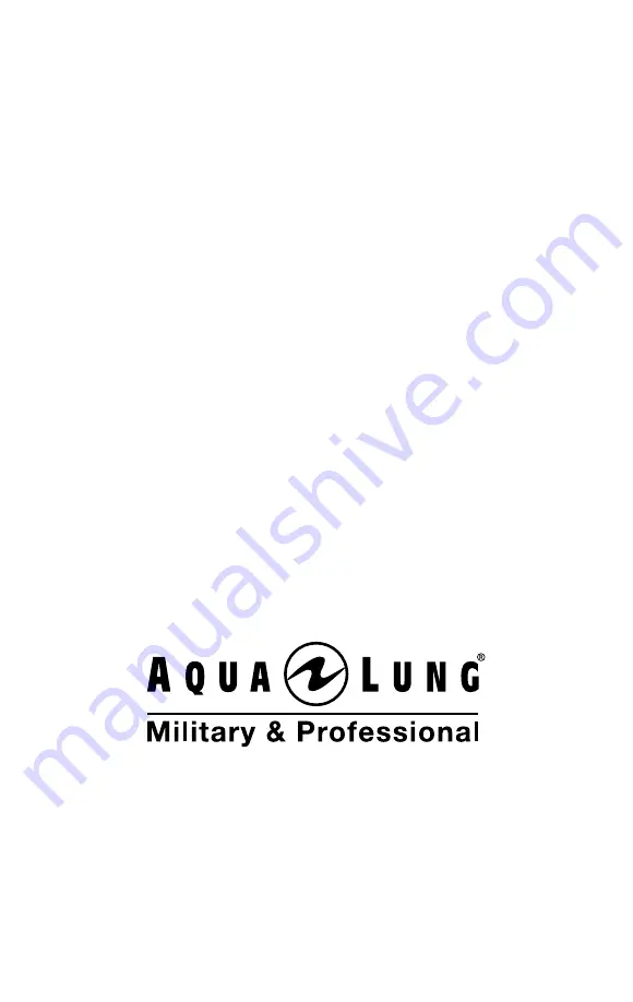 Aqua Lung SEA-4500 Скачать руководство пользователя страница 24