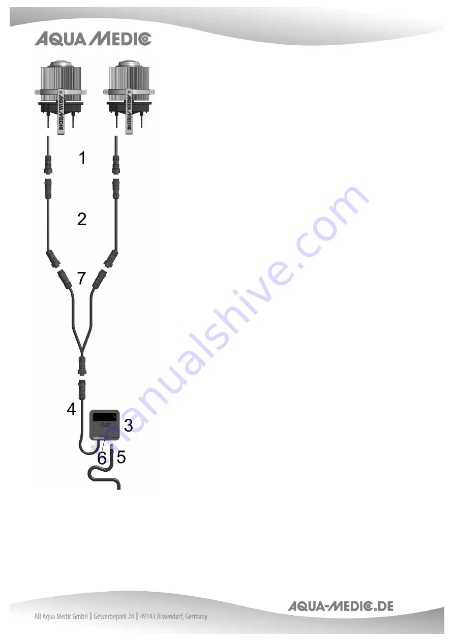 Aqua Medic Qube control LEDspot Operation Manual Download Page 9