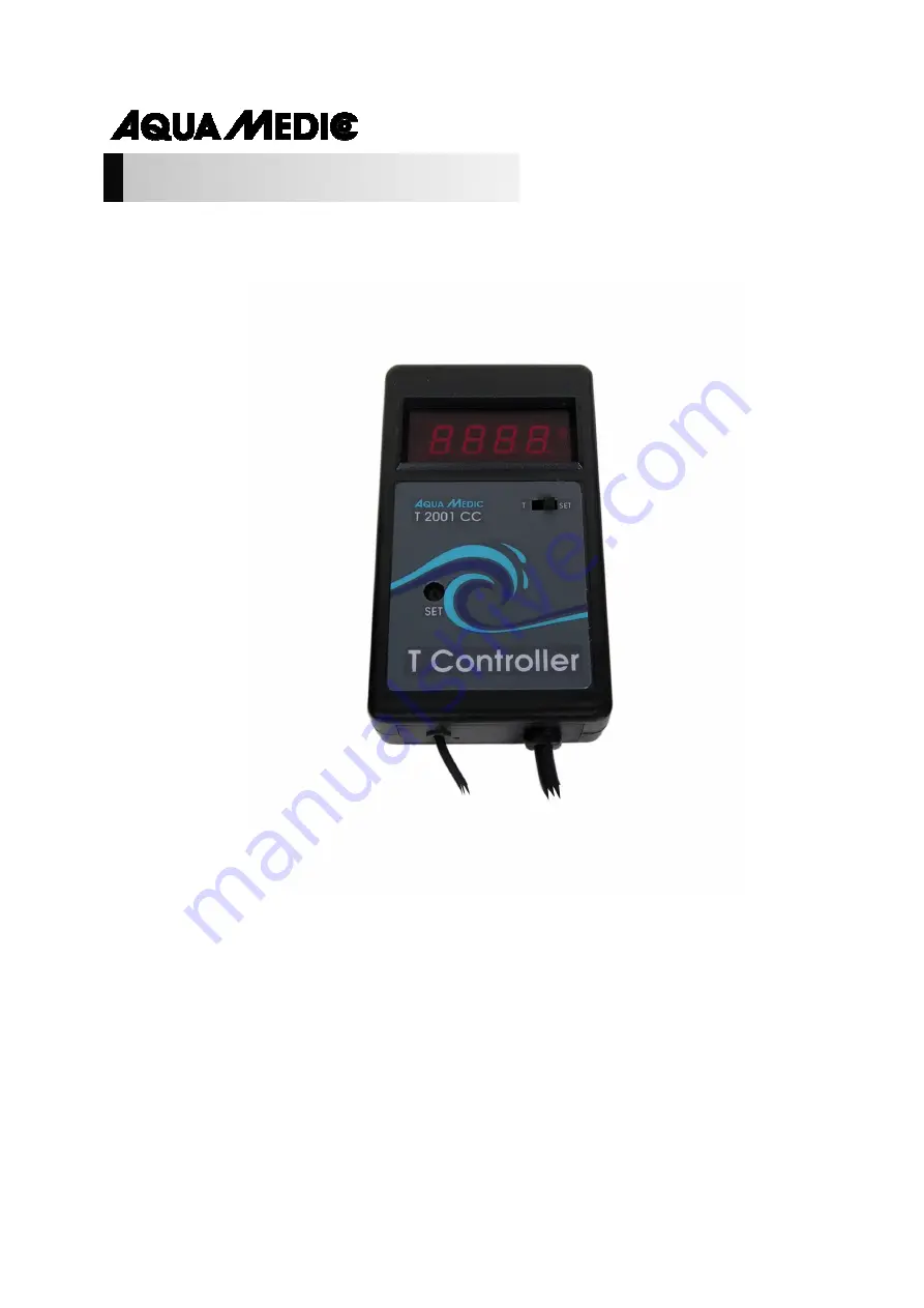 Aqua Medic T controller CC Operation Manual Download Page 4