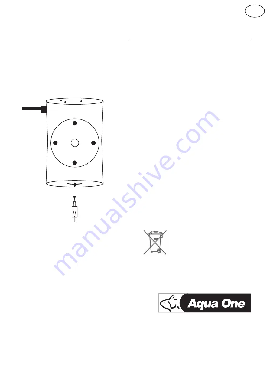 Aqua One AirO2Pod 100 Instruction Download Page 3