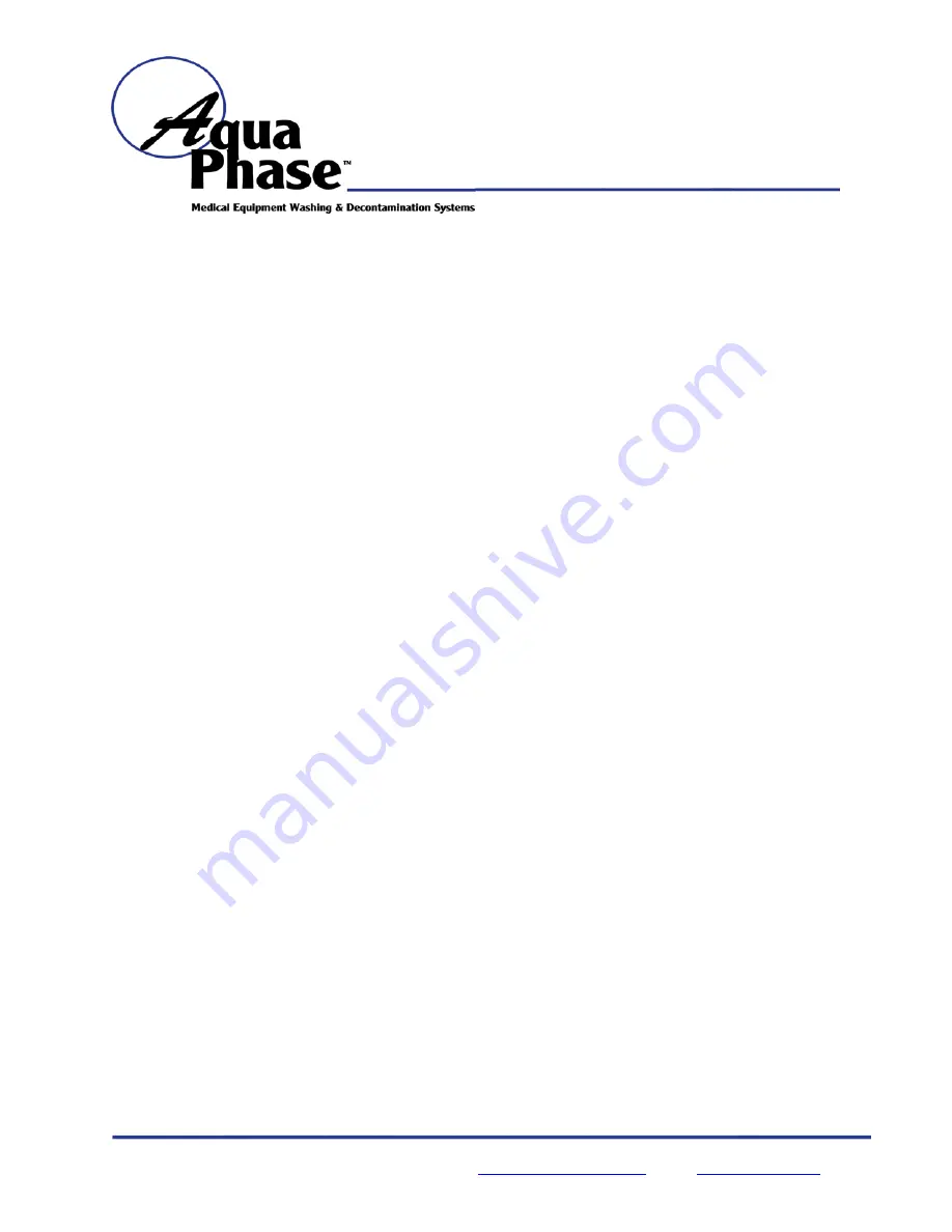 Aqua Phase AQ-2000 Operating Manual Download Page 4